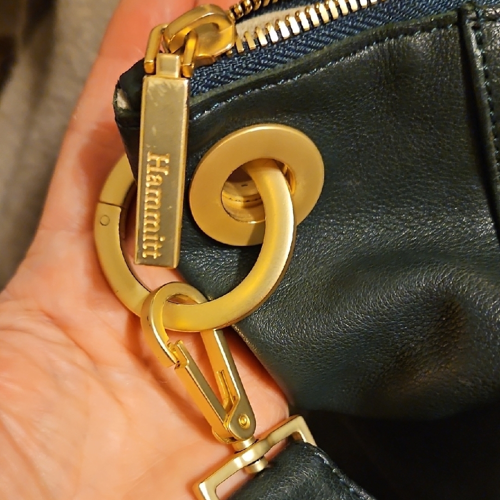 Hammitt Daniel Medium in Dark Green Leather - Picture 5 of 9